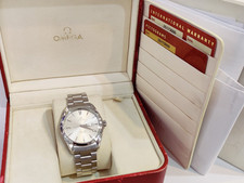 OMEGA Men's 2517.30.00 Seamaster Aqua Terra Stainless Steel Watch Circa 2002