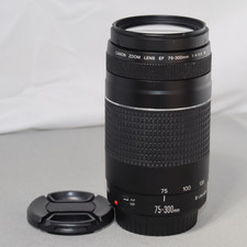 Canon EF 75-300mm f/4-5.6 III Telephoto Zoom Lens *GOOD/TESTED*