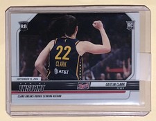 Caitlin Clark2024 Panini Instant WNBA SCORING RECORD ROOKIE Fever #218 RC