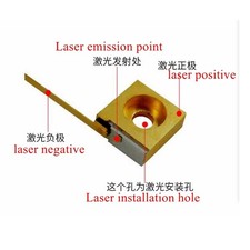 808nm 500mw ~ 5W Infrarot-IR-Laserdiode C-Mount LD für grüne Laserpumpe