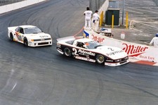 Greg Pickett Protofab Racing Chevrolet Corvette leads Willy T Ribb- Old Photo