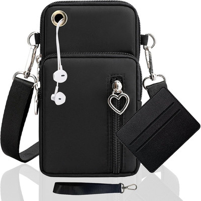 Handyhalter Schultergurt Damen mit Loch für Kopfhörer Handtasche Handyhalter 