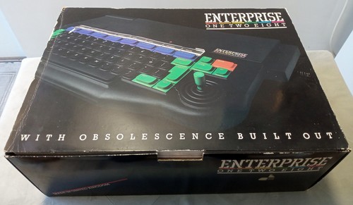 Enterprise 128 computer German keyboard (rare Commodore 64 era retro) - Afbeelding 2 van 24