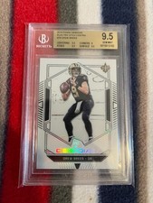 Drew Brees 2019 Panini Obsidian CONTRA WHITE /7 BGS 9.5 Gem Mint
