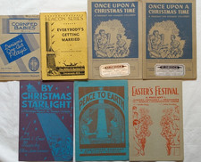 7 jeux vintage Noël enfants Lorenz Pâques punaise mariée Denison Cornfed