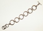 Vintage 925 STERLING SILVER "SILPADA" CIRCLE LINKS BRACELET Toggle Clasp 57g — photo 6