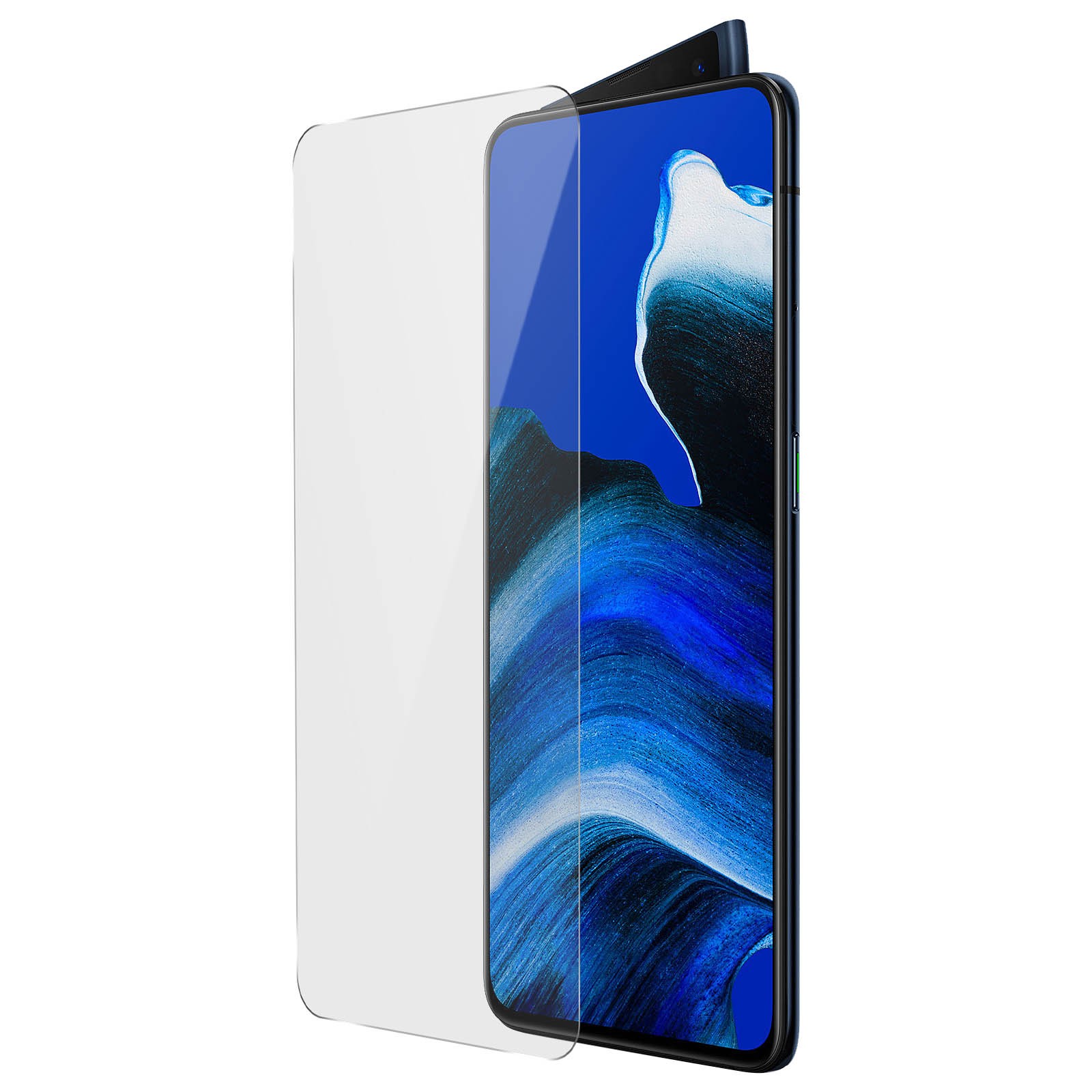 Protege ecran Oppo Reno 2 Avizar film verre trempe anti rayure transparent