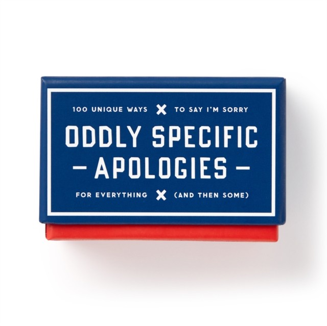 Oddly Specific Apologies by Brass Monkey (Cards)