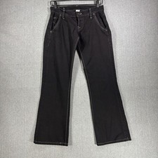 Lucky Brand Lil Maggie Black Jeans Womens 2/26 Y2K Vintage Made in USA