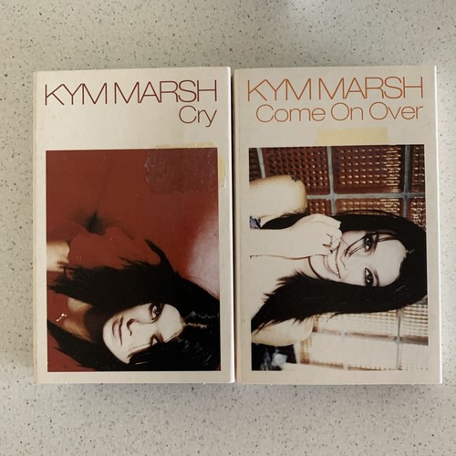 KYM MARSH CRY & COME ON OVER CASSETTE SINGLES (HEAR'SAY) Like New