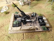 HO Roco Minitanks 7th Panzer Artillery Battery with Soldiers Hand Painted A2879