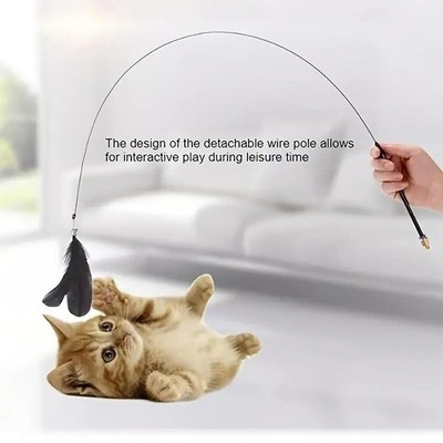 Automatic Cat Toys Interactive Pet Toys for Indoor Cats,USB Cat Teaser Enjoy Toy