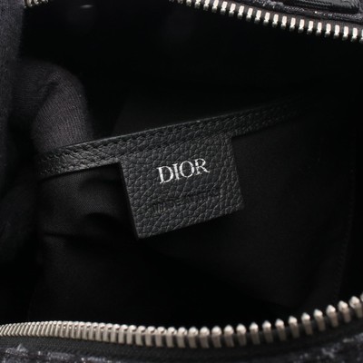 Dior Safari Oblique Rucksack Backpack canvas leather Black  display picture 3