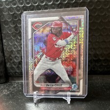 Topps 2024 Bowman Chrome Mojo Refractor Elly De La Cruz #22 Rookie Reds