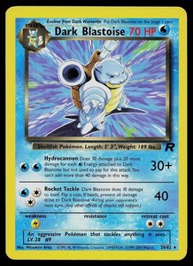 Dark Blastoise 20/82 Team Rocket Non-Holo Rare