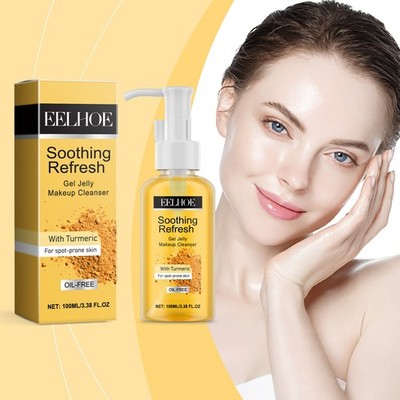 Turmeric Cleansing Balm Makeup Remover, Gentle Deep Clean Hydrating Gel