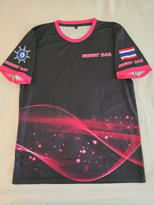 Soi6 Pattaya Bar Shirt ''Sweetbar'' Size Large, Thailand Flag