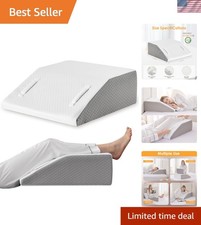 Leg Elevation Pillow Foam Wedge for Post Surgery Swelling Support for Sleeping