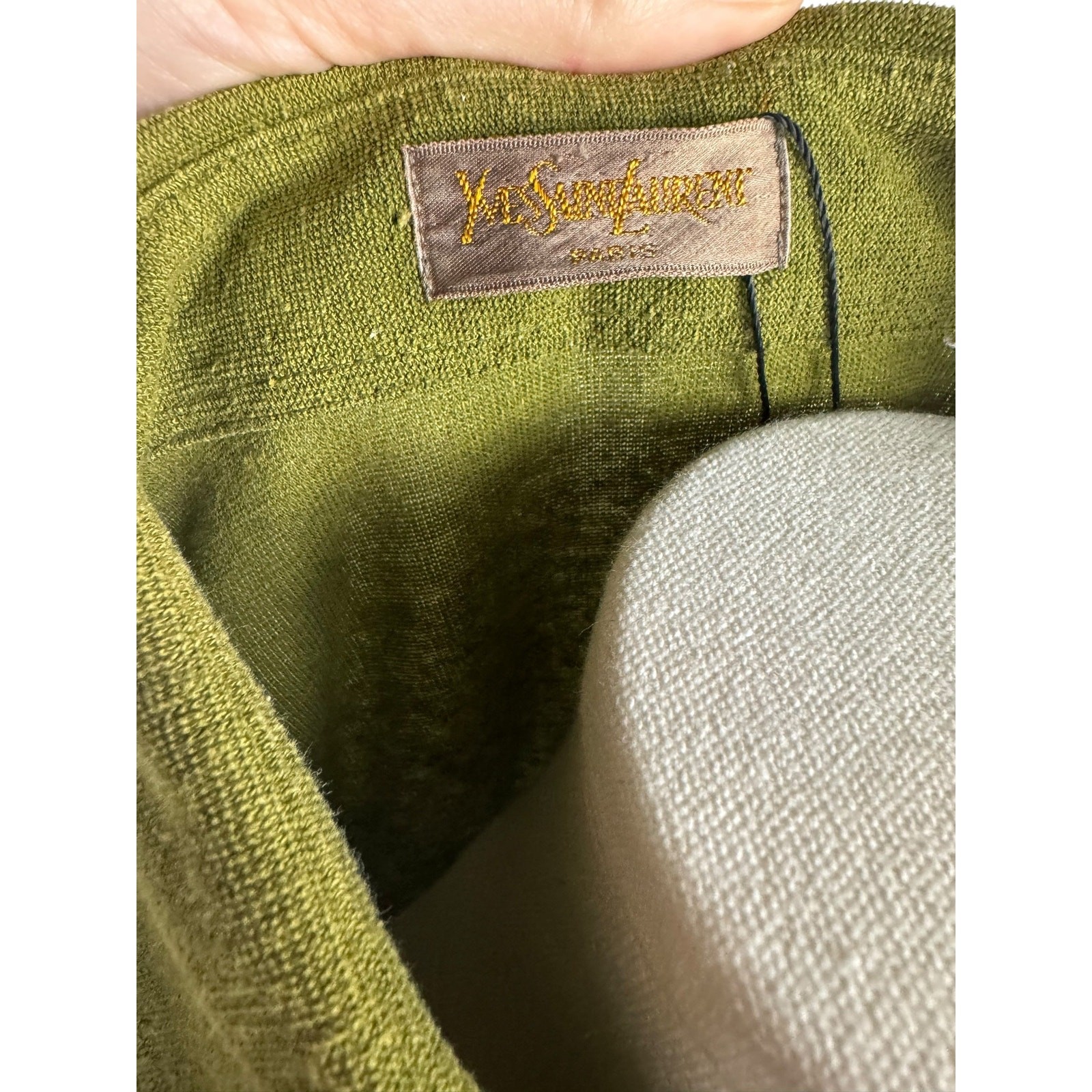 SAINT LAURENT Maglia verde YSL