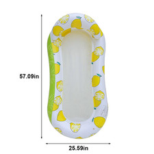Inflatable Water Hammock Floats Bed Swim Ring Tube Swimming Pool Mattresses Slee