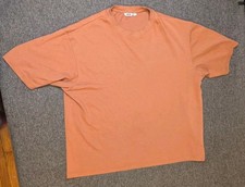 Uniqlo AIRism Cotton Short Sleeve T-Shirt Mens XXL Orangeish Brown Tee