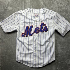 New York Mets 15 Carlos Beltran Youth White Baseball Jersey Size Med Majestic