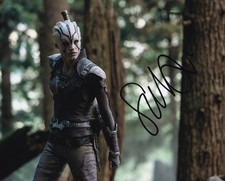 SOFIA BOUTELLA signed Autogramm 20x25cm STAR TREK in Person autograph COA