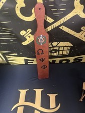 Omega Psi Phi ΩΨΦ Wooden Fraternity Paddle...