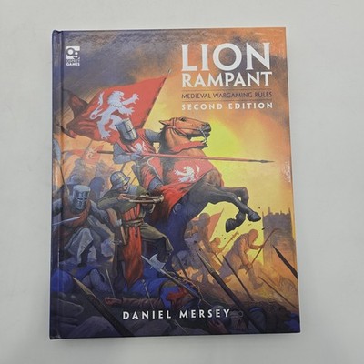 Lion Rampant: Medieval Wargaming Rules Second Edition by Daniel Mersey | HC