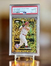 Jim Thome Gold Diamond /50 2024 Gilded Collection Refractor PSA 10 POP 2