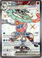 Greninja ex Ultra Rare SV06: Twilight Masquerade 198/167 NM on eBay