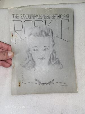WW II Randolph Air Force Base Randolph Rookie Newsletter Magazine Sept 10 1943