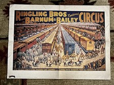 Vintage Ringling Bros Barnum & Bailey Circus 1981 Dynamite Poster 21  x 15 