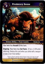 Predatory Sense Icecrown 29 / 220 Puly 2010 World of Warcraft CCG TCG