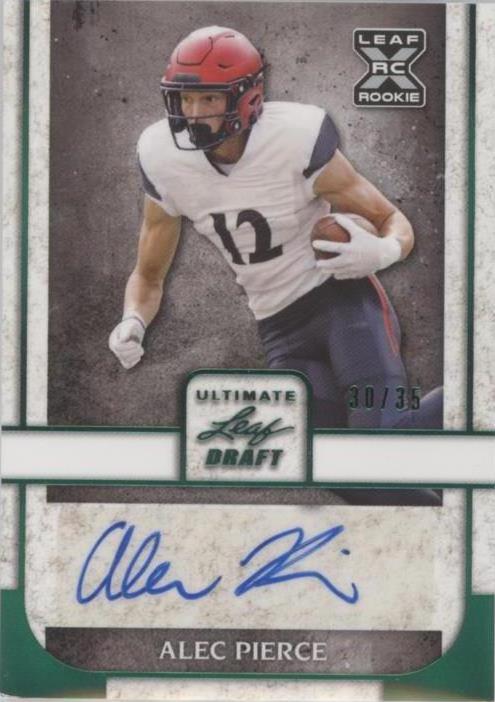 2022 Leaf Ultimate Draft Alec Pierce #BA-AP1 - 1 of 2
