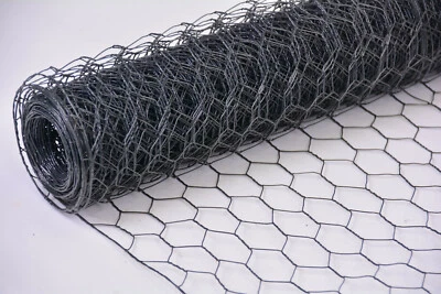 Sechseckdraht Kaninchendraht anthrazit Maschendrahtzaun Hasendraht Kükendraht