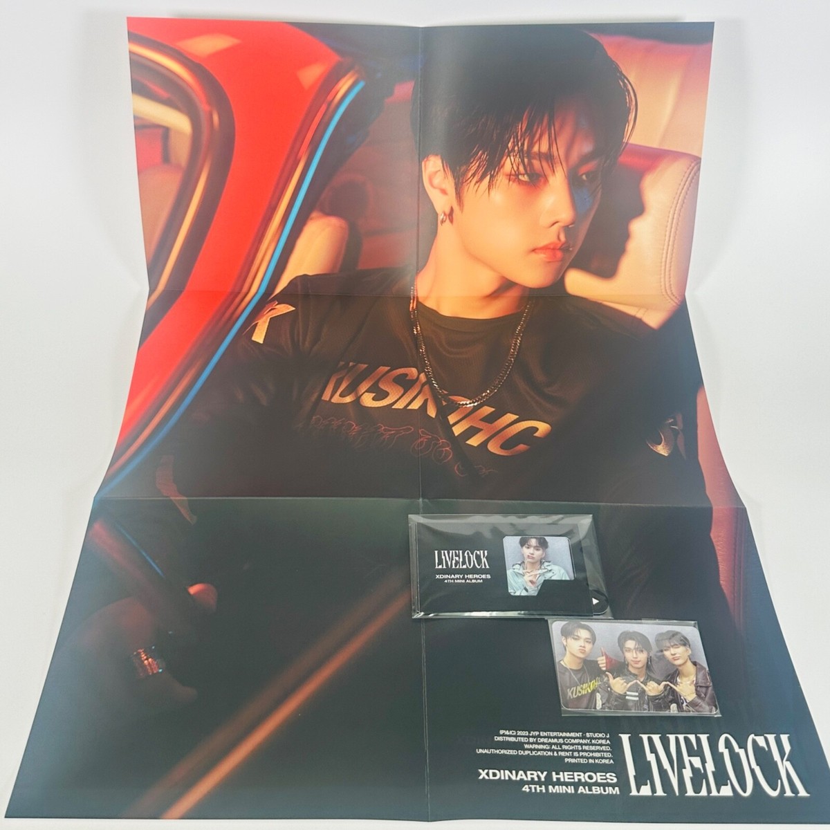 BRAND NEW] XDINARY HEROES - LIVELOCK PRE-ORDER BENEFIT (FOLDED