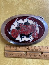 Vintage International Harvester Farmall Steel Wheel Tractor Belt Buckle