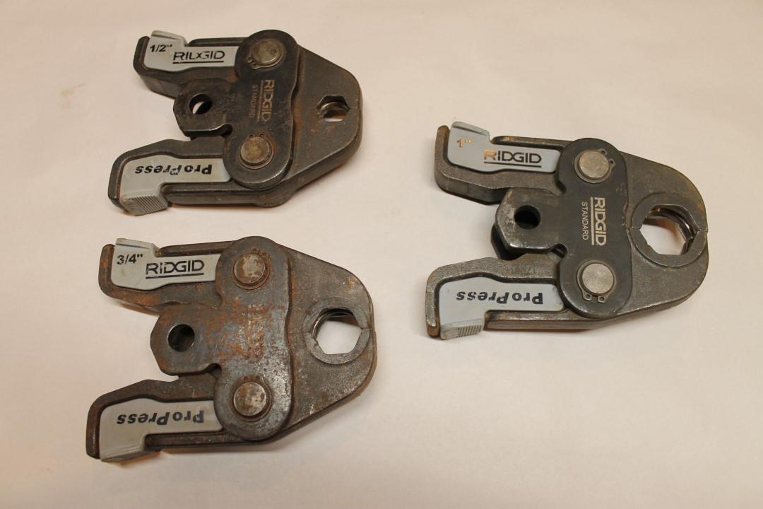 Ridgid 43358 RP 340 Battery Press Tool Kit with Propress Jaws for sale