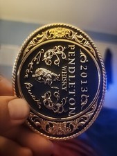 2013 Pendleton Whiskey Let'er Buck Rodeo Cowboy Montana Silversmiths Belt Buckle