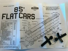 Athearn HO 85' / 86' Flat Car Part - #20013 Body Bolster (1 Pair) - NEW! TOFC