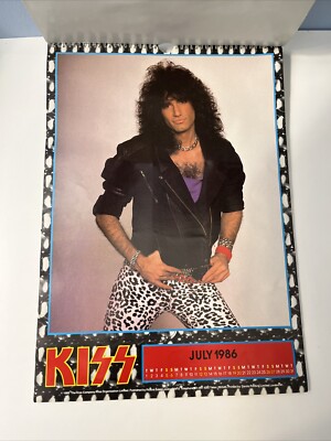 Kiss The Official Calendar 1986 | eBay