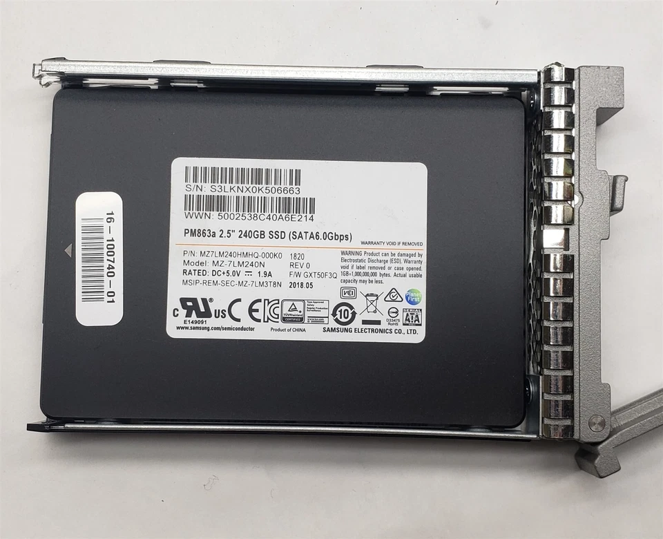 Cisco UCSC-C220-M4S UCS-C220-M4 Server E5-2667 V4 3.20GHz CPU 24GB 4*240GB SSD - Image 4 of 4