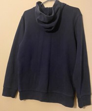 The Childrens Place Fleece Zip Up Hoodie Boys XL 14 Navy Blue Sweater Youth Kids