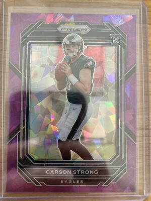 2022 Panini Prizm NFL Carson Strong/225 Eagles QB