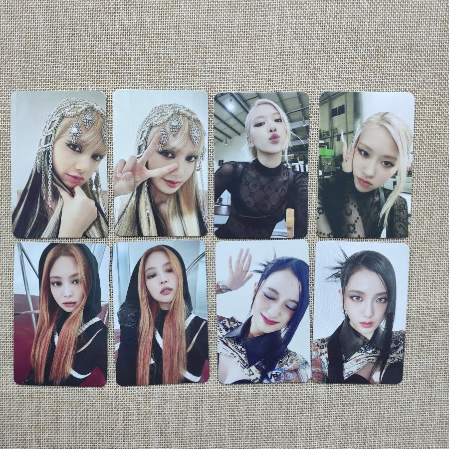 2022 Kpop BP Bpink Born Pink Album Photo Cards Fanmade Autograph