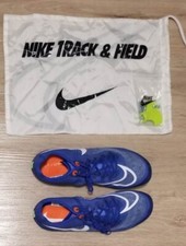 Nike Ja Fly 4 Track and Field Men Spikes Shoes, Blue/White/Orange, DR2741-100