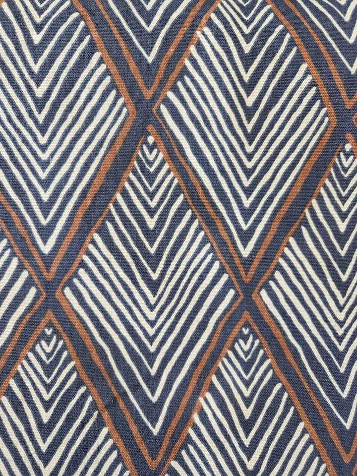 Robert Allen Rhombi Forms Geometric Diamond Cotton Drapery Fabric by the yard - Image 3 of 4