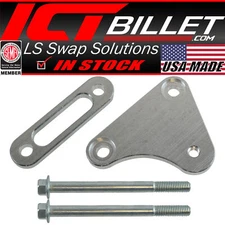 ICT Billet LS Truck Idler Pulley Relocation Bracket for LS1 Intake Manifold Swap