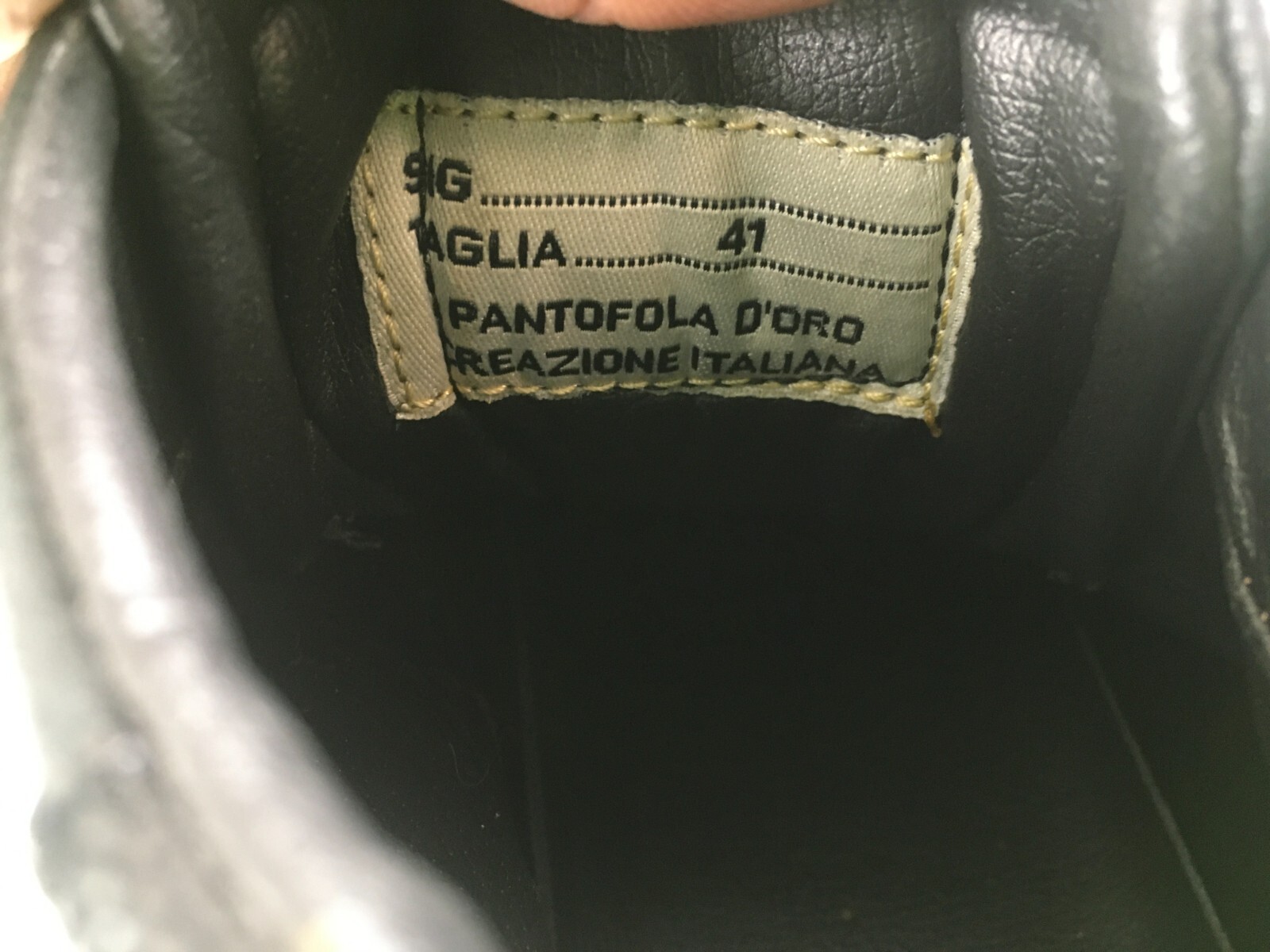 PANTOFOLA D’ORO Pantofola d'oro sneaker donna lacci scarpe da ginnastica EUR 41 F1 309